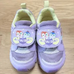 ANPANMAN 紫色 ベルクロシューズ 15.0 EE