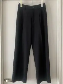 美品⭐︎グリーン レーベル リラクシング⭐︎黒ワイドパンツ⭐︎Unitedarrows