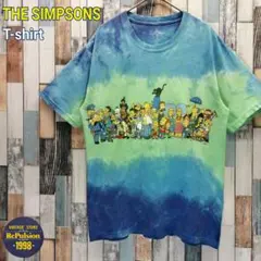 THE SIMPSONS　シンプソンズ　Tシャツ　海外USJ　タイダイ柄
