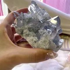 天然石 セレスタイト クラスター 原石 置物