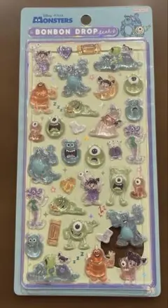 正規品　ディズニー　モンスターズインク　ボンボンドロップシール