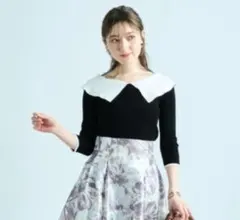 アプワイザーリッシェ◆抜け衿リブニット