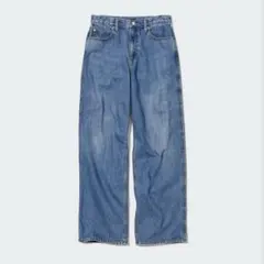 UNIQLO バギージーンズ （丈標準76cm）2023年春モデル サイズ27のサムネイル
