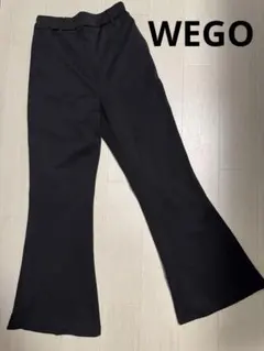 【WEGO】黒 フレアパンツ Mサイズ