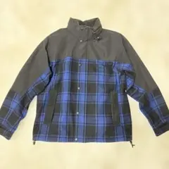 美品 ノースフェイス コムデギャルソン ジュンヤワタナベマン チェックウール