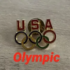 オリンピック USA ビンテージピンバッジ / Olympic アメリカ