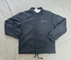 Champion ブラック ナイロンジャケット