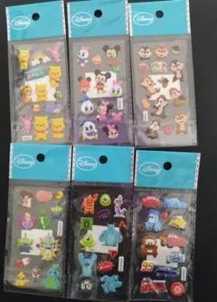 ディズニーぷっくりシール6シートセット