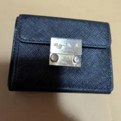 Agnes b. ブラック 　ミニ財布　二つ折り財布のサムネイル