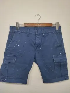 AKM　メンズ　ハーフパンツ　ペイントのサムネイル