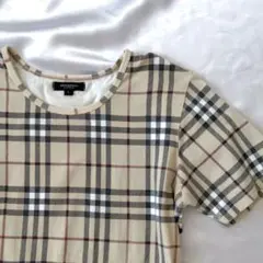 BURBERRY LONDON ノバチェック 半袖カットソー L バーバリー