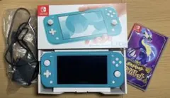 Nintendo Switch Lite ターコイズ + ポケモン　バイオレット