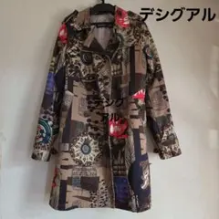 Desigual 総柄 ロングコート