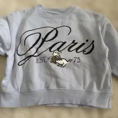 zara 130 8-9y トレーナー　スウェット　水色