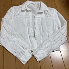 ZARA レース　ブラウス　11〜12 152 白