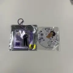 阪神 小幡竜平/プラモ風アクリルキーホルダー&TORACO缶バッジ