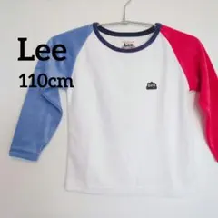 Lee リー 長袖 カットソー 110cm ホワイト/ブルー/レッド 子供服