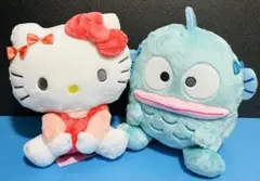 サンリオキャラクターズ リボンおすわりドール BIG タイプ１　2種セット