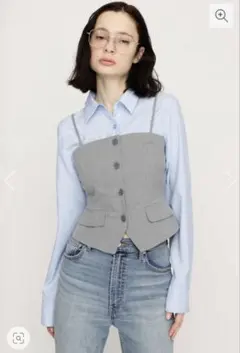 SLY BUSTIER LAYERED LIKE SH トップス