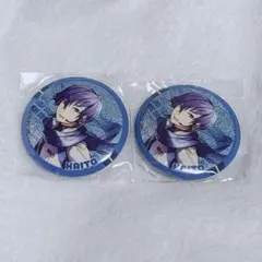 キラキラ 缶バッジ グリッター 2個セット