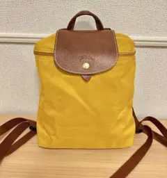 LONGCHAMP ロンシャン ルプリアージュ リュック イエロー系 山吹色系