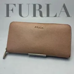 FURLA フルラレザー ラウンドファスナー 長財布