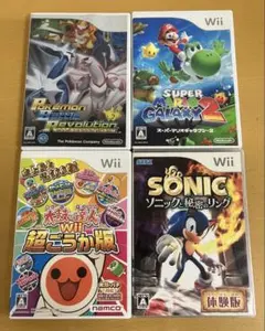 Wii ウィー 　ソフト　まとめ4個セット