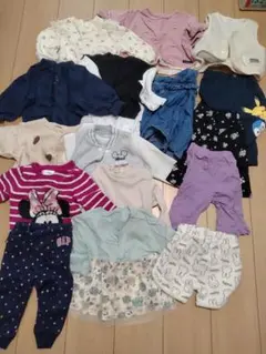 ベビー服まとめ売り16点　女の子　80〜90