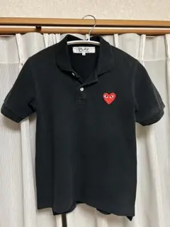 PLAY COMME des GARÇONS ブラックポロシャツ M - メルカリ