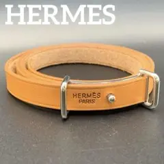 エルメス ショルダーストラップ オレンジ キャンバス バンドリエール