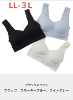 【未開封・新品・未使用】女の欲望 NEW 神の手ブラ 3枚組 LL～3Lのサムネイル