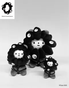 新品未開封　きっこうちゃん　ミャクミャク　モノクロ　白黒　Sサイズ　キーホルダー きっこうちゃん ・モノクロミャクミャク アクリルキーホルダー