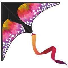✨ 컬러풀 카이트, 트라이앵글 카이트, 델타 카이트, 초보자용, 가벼운 바람도 OK, 보관용 가방 포함