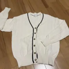 ROPÉ PICNIC アイボリー Vネック カーディガン 38