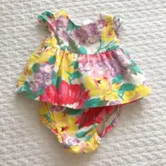 ベビーギャップ　花柄　セットアップ