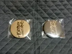ゆず　心をとめないで　ガチャ　缶バッチ２個
