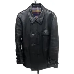 希少 コルビジェジャケット GVF社製 フランス製 ブラック レザー ビンテージ