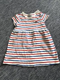 ダブルビー　ストライプ 半袖 ワンピース