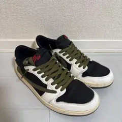 Travis × Air Jordan 1 Low “Medium Olive