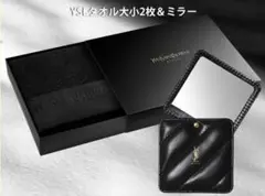 YSL タオル2枚＆ミラーセット