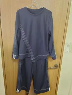 ネイビー ストライプデザイン セットアップ