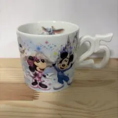 ディズニーランド 25周年 マグカップ