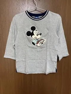 【Disney】　ミッキー　ホットドッグ　7分袖　Tシャツ