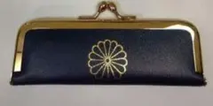 【現在の新品未使用最安値❗】印鑑ケース(朱肉付き) ネイビー