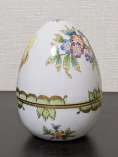 未使用✨ヘレンド アポニーグリーン ミニフラワーベース 花瓶 置物