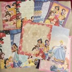 平成レトロ・ディズニープリンセスレターセット