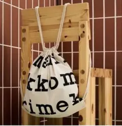 2026秋冬 marimekko ロゴ ノベルティ巾着ナップサック - メルカリ