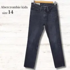 アバクロキッズ デニムパンツ キッズ 黒 14スリム