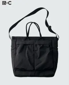 ユニクロC 2wayユーティリティバッグ　 ブラック