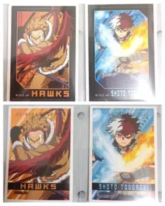 僕のヒーローアカデミア ステッカーコレクション 轟焦凍 ホークス